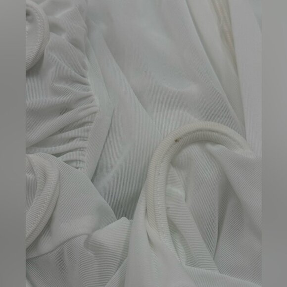 🆕 CHRISTOPHER ESBER 🧿 NWOT Venus Plunge Shirt Maxi Dress, White - Sz AU6 US 2 - Picture 15 of 16